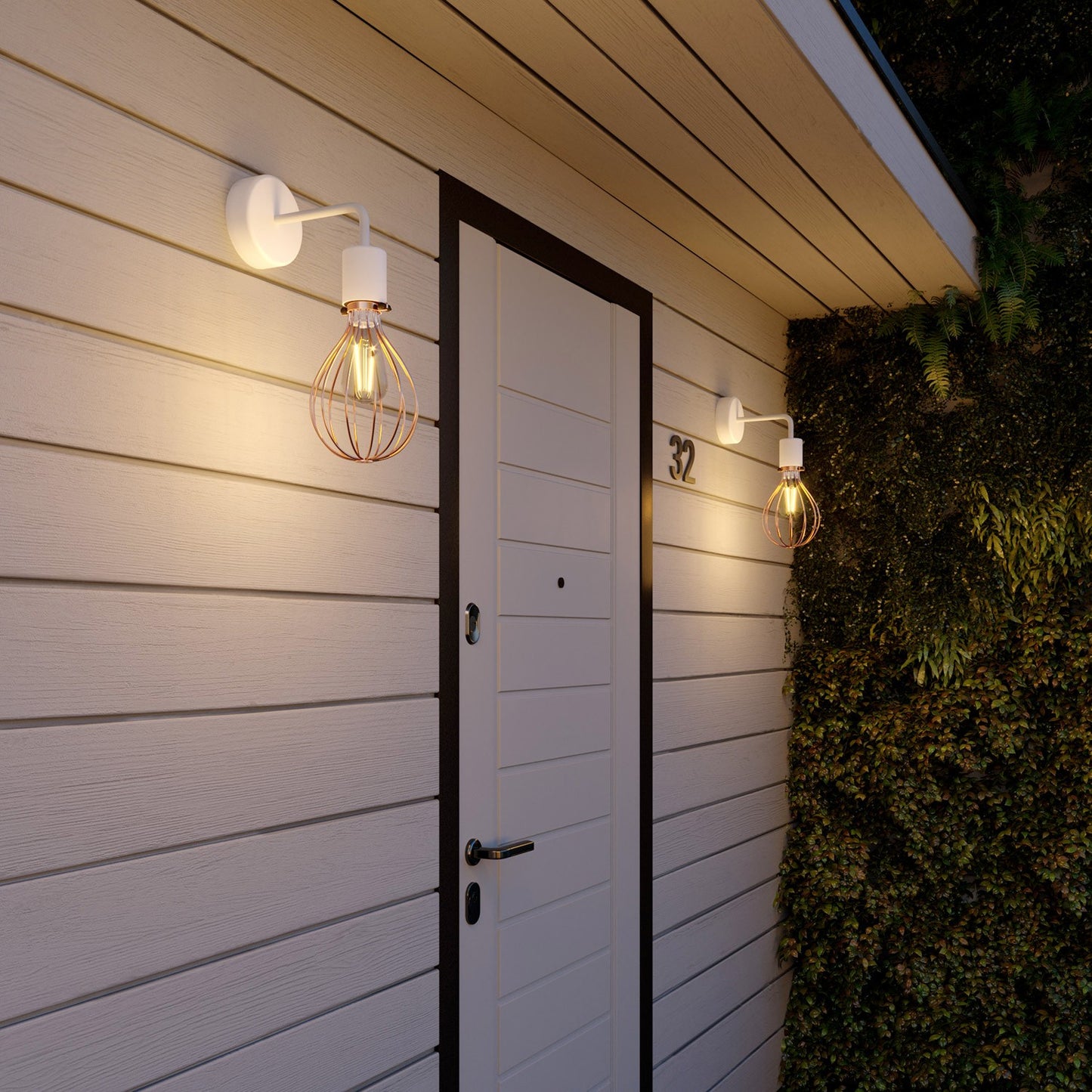 Fermaluce Modulair ELEGANT for lampshade with L-shaped extension, ceiling rose and lamp holder IP65 waterproof