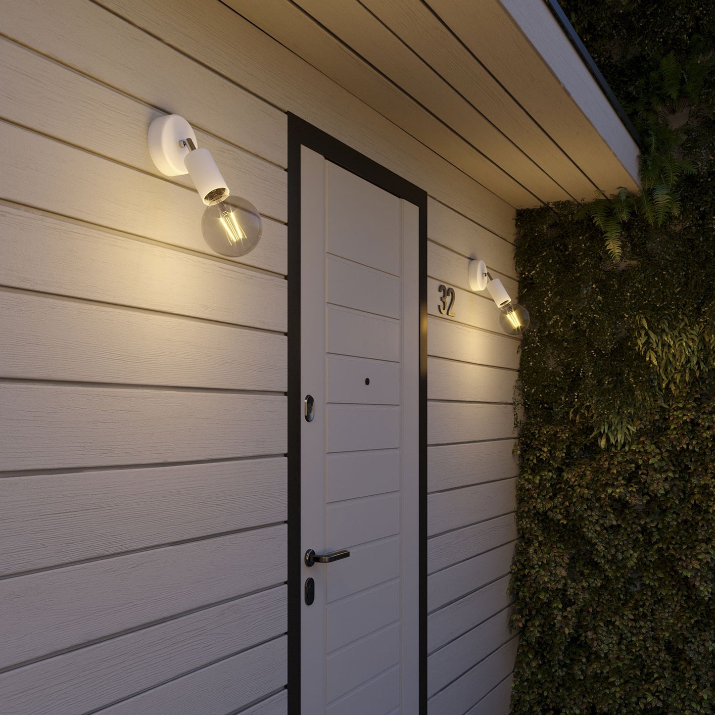 Fermaluce Modulair ELEGANT with adjustable joint, ceiling rose and lamp holder IP65 waterproof