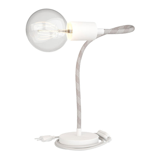 Flex flexible table lamp providing diffused light