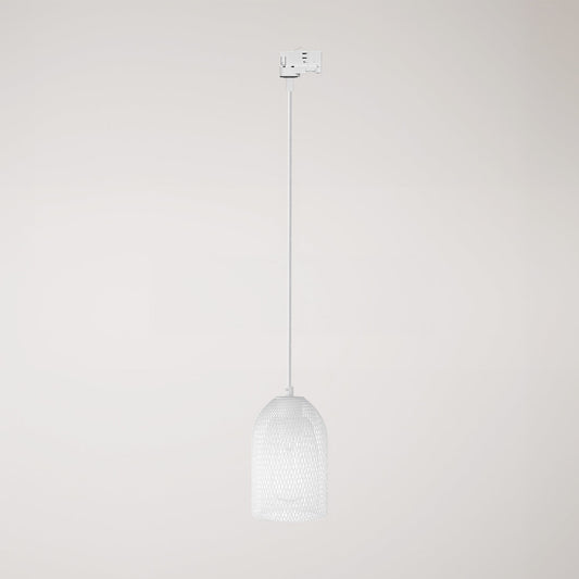 Ghostbell pendant lamp with shade for track