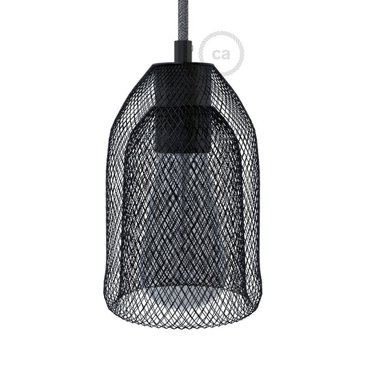 Ghostbell Wire Mesh Pendant Shade | Socket Cover | Industrial Style