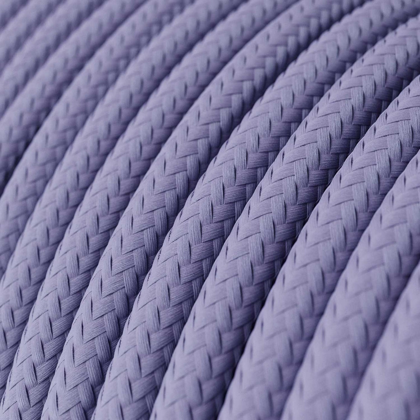 Glossy Lavender Textile Cable - The Original Creative-Cables - RM07 round 2x0.75mm / 3x0.75mm