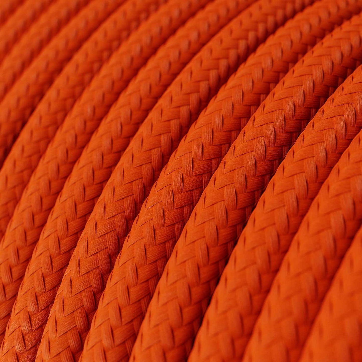 Glossy Orange Flame Textile Cable - The Original Creative-Cables - RM15 round 2x0.75mm / 3x0.75mm