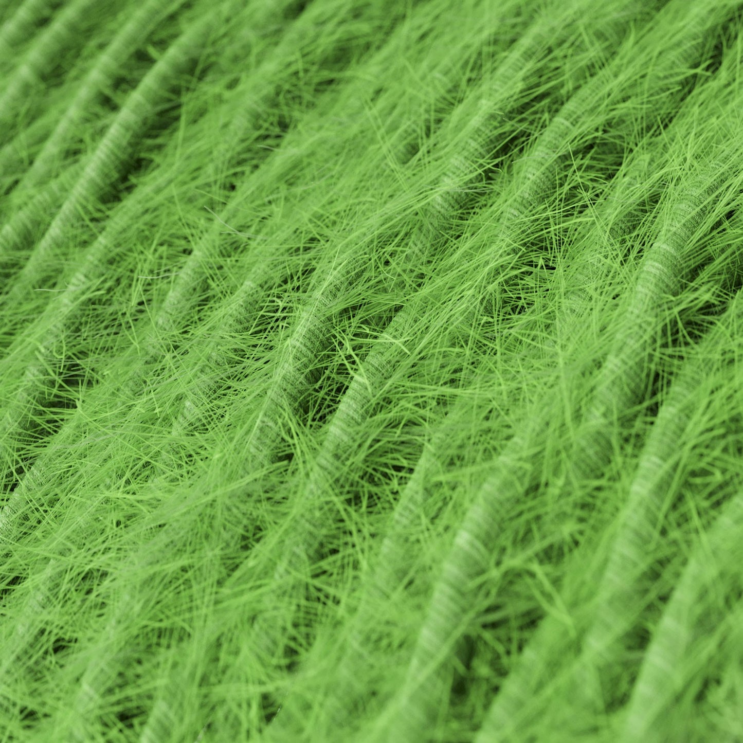 Grass Green Textile Cable Marlene - The Original Creative-Cables - TP06 braided 2x0.75mm / 3x0.75mm