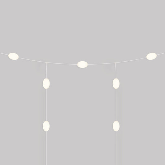 Grid-style Outdoor String Light with 7 Lights IP67 - Marina GRID