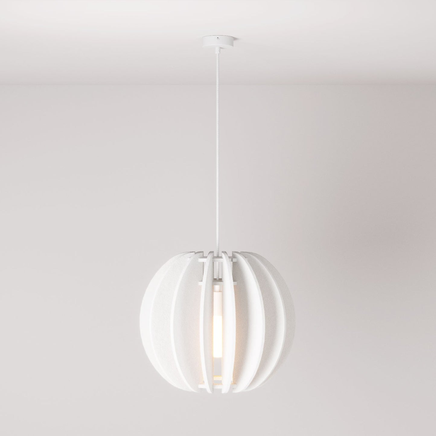 LAMPSHHADE - Pendant lamp with elliptical shade