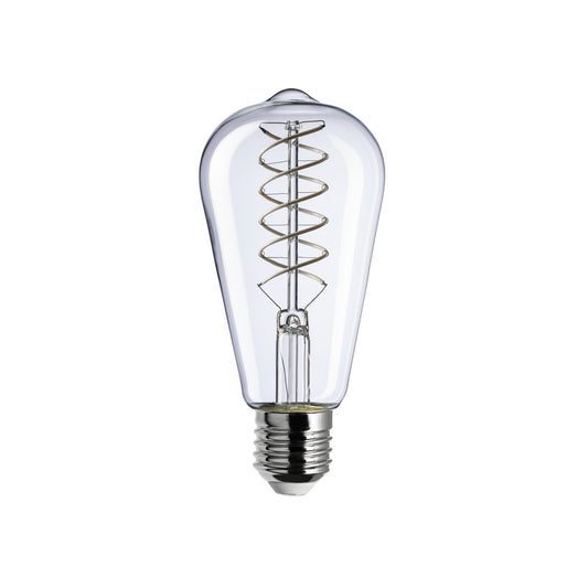 LED Edison White Filament Bulb ST64 5.9W 500Lm E27 2700K Dimmable - W02