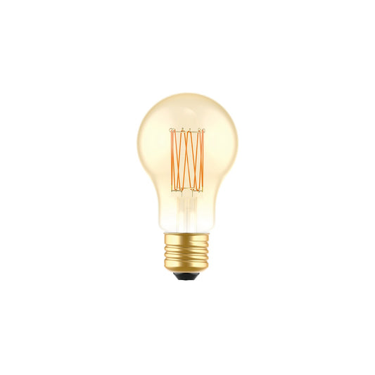 LED Golden Light Bulb Carbon Line Filament Cage Drop A60 7W 640Lm E27 2700K Dimmable - C53