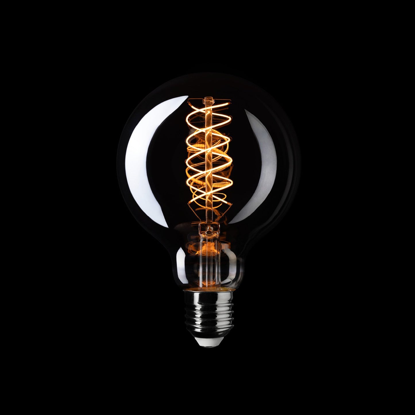 LED Smoky Globe Bulb G95 4.8W 250Lm E27 1800K Dimmable - D03