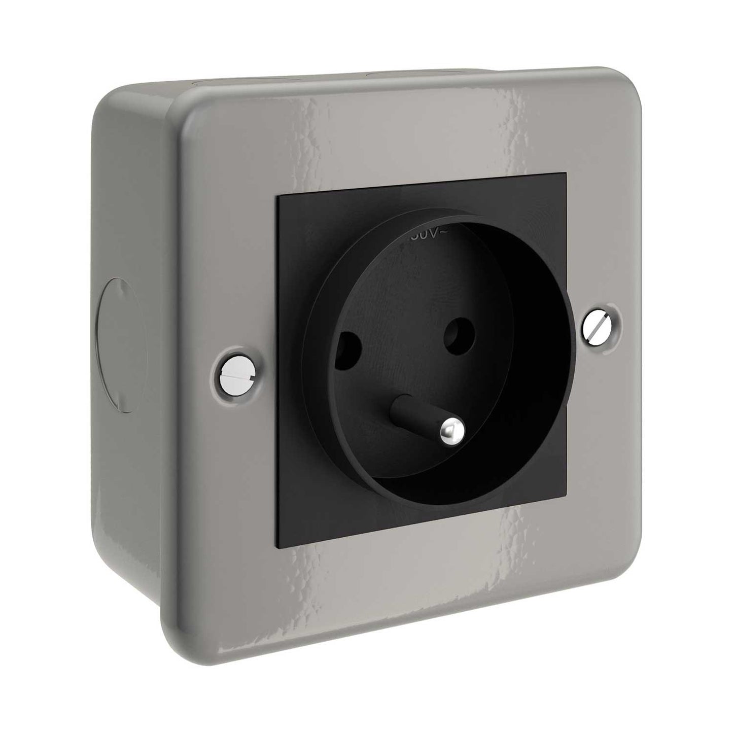 Metal clad box with french socket for Creative-Tube