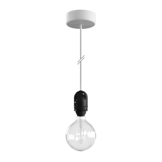Modulair Outdoor pendant lamp for lampshade with 1,5 mt cable, silicone ceiling rose and lamp holder IP65 water resistant