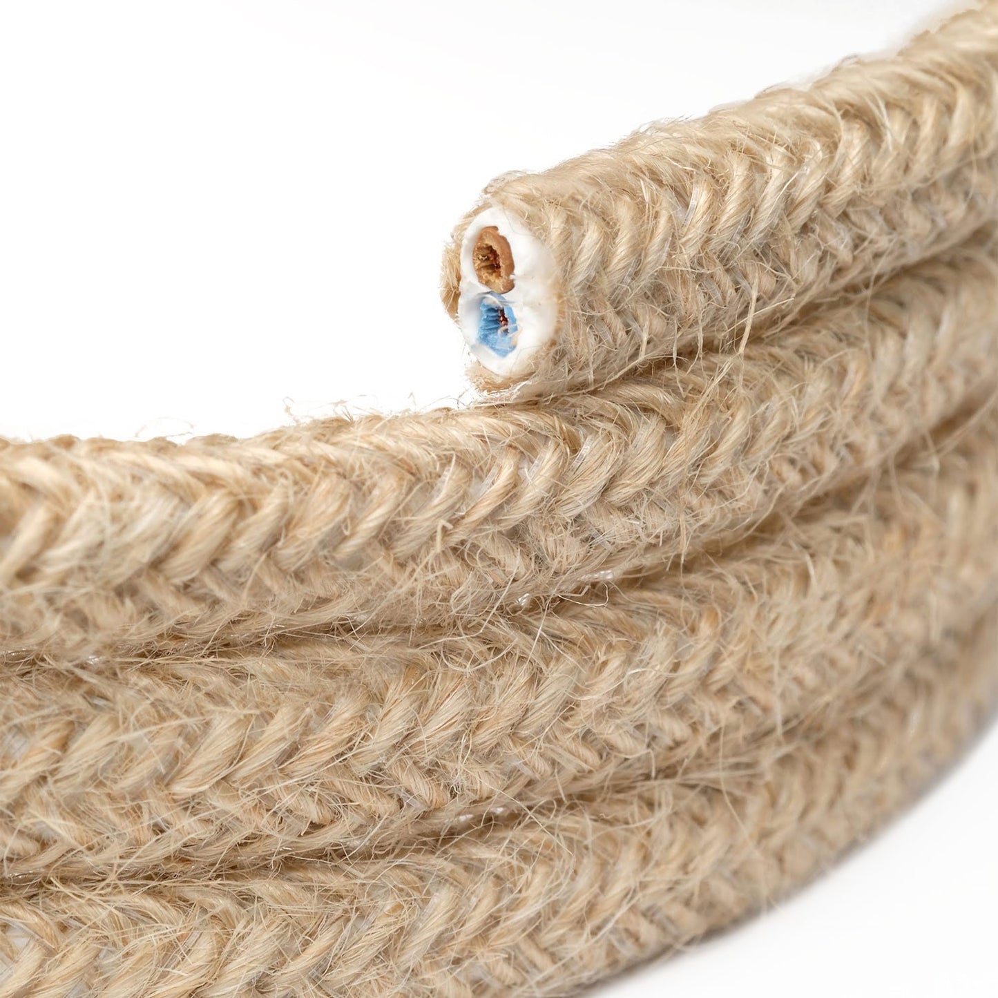 Natural Jute Covered Flat Cable - PN06