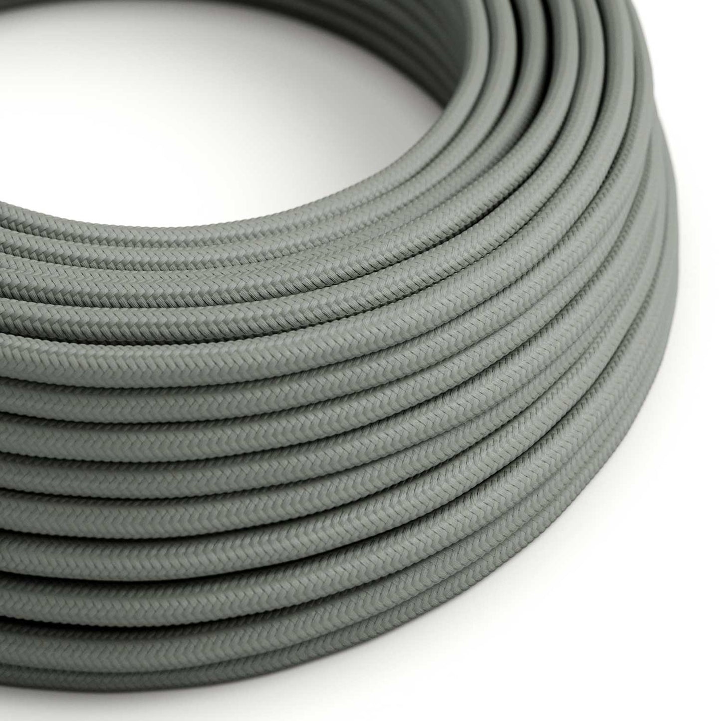 Round Electric Cable RM03 Grey Rayon - UL listed