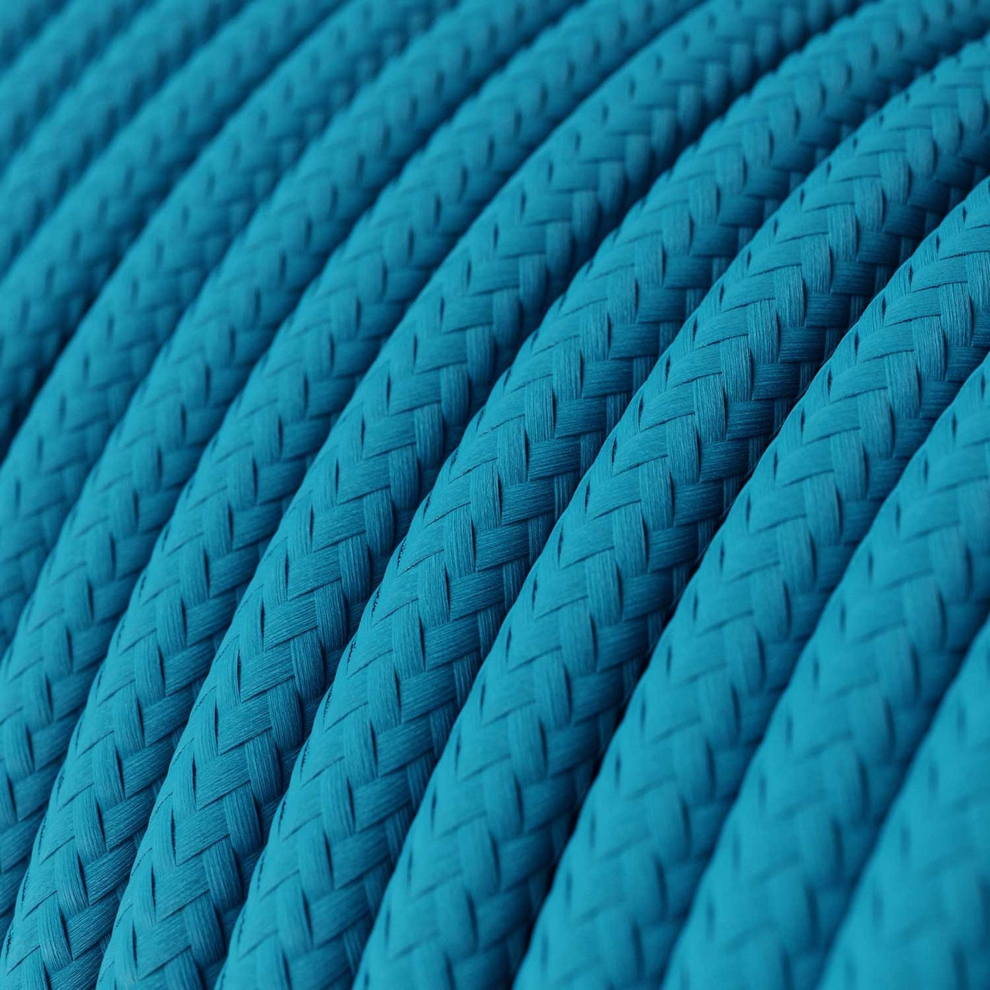 Round Electric Cable RM11 Cyan Rayon - UL listed