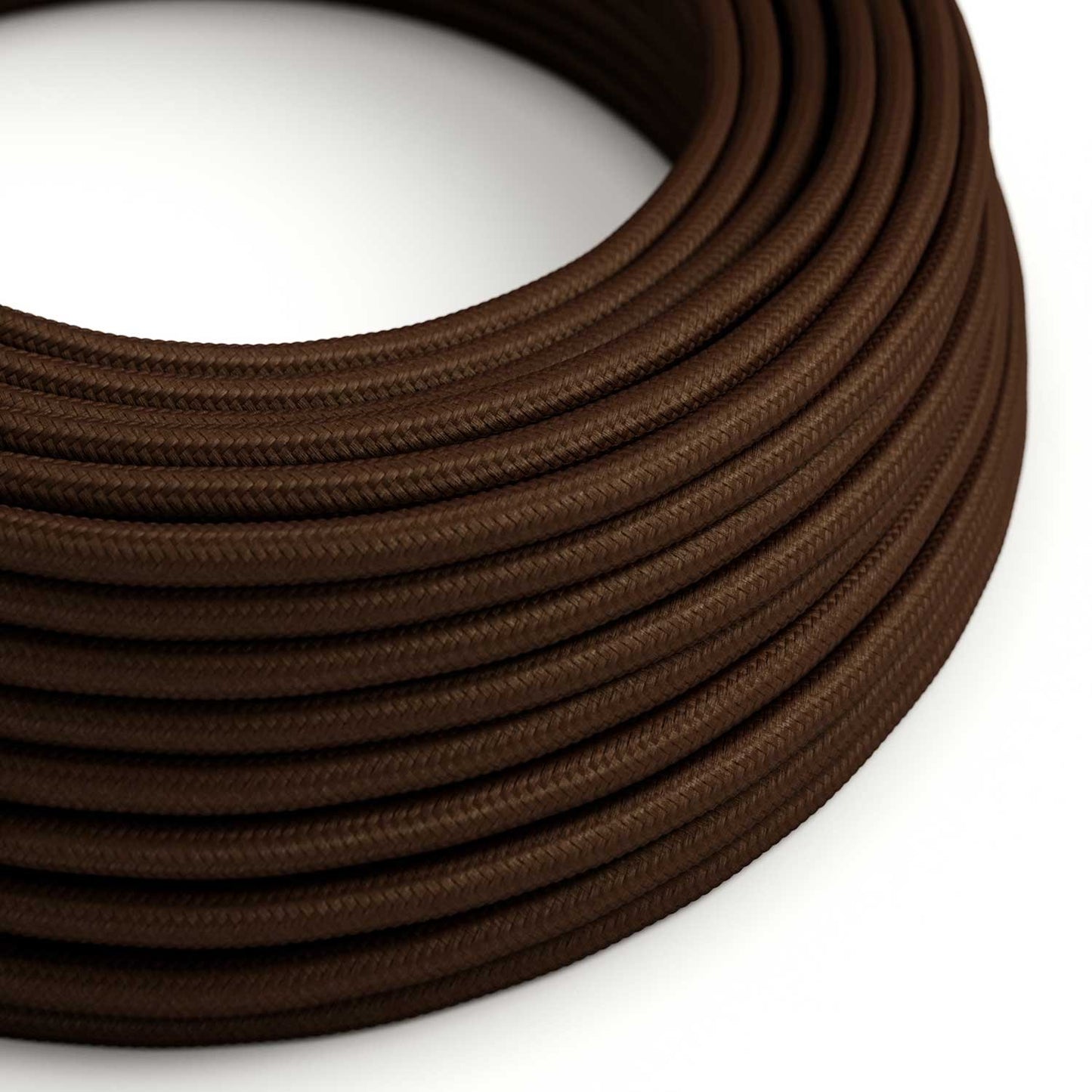 Round Electric Cable RM13 Brown Rayon - UL listed