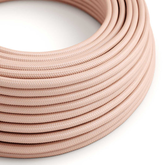 Round Electric Cable RM16 Baby Pink Rayon - UL listed