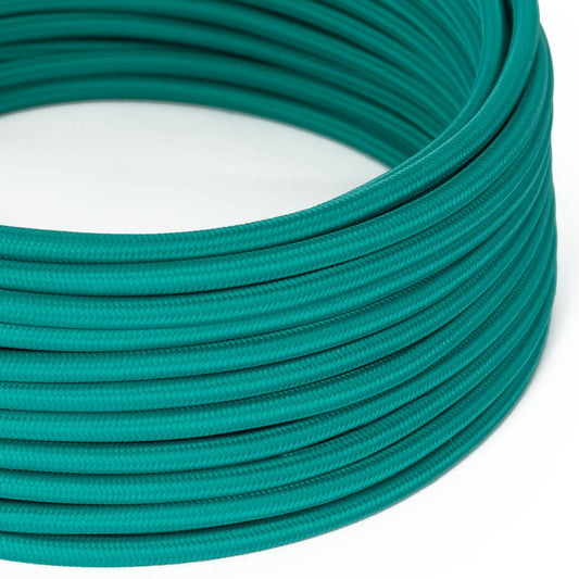 Round Electric Cable RM71 Turquoise - UL listed