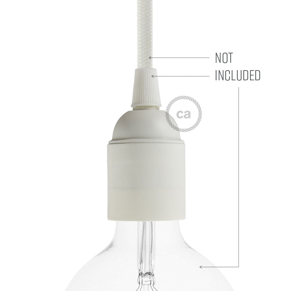 Smooth Sided Thermoplastic light bulb socket - E26