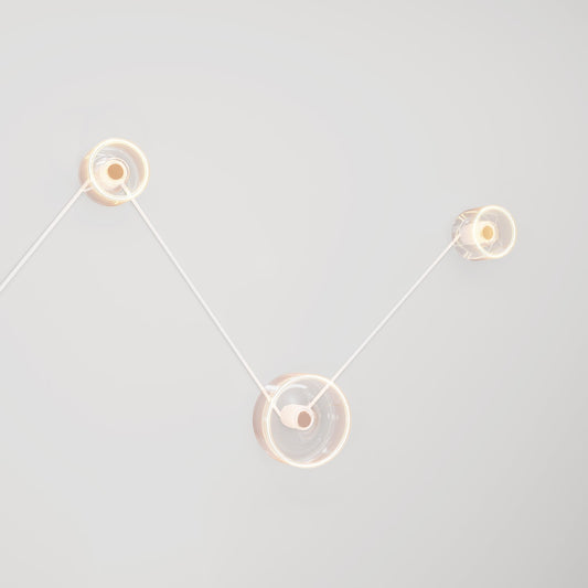 Spostaluce wall lamp with 3 Ghost bulbs