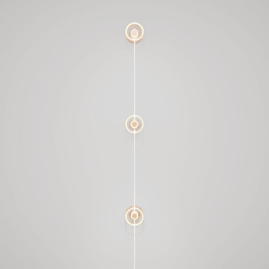 Spostaluce wall lamp with plug and 3 Ghost bulbs