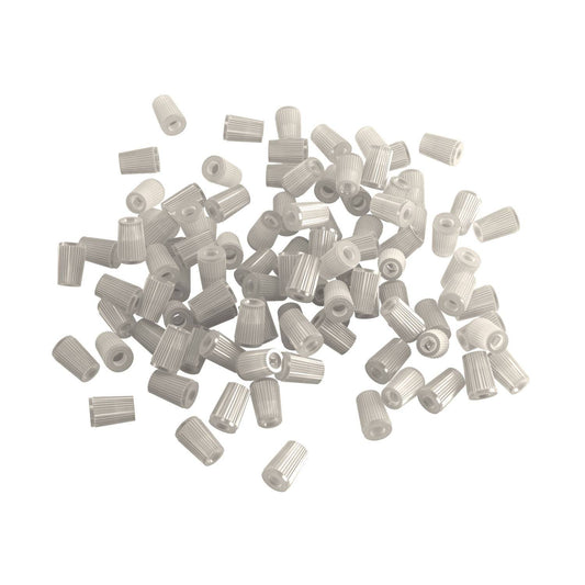 Transparent plastic cable clamps for Rose-One, 100 pcs